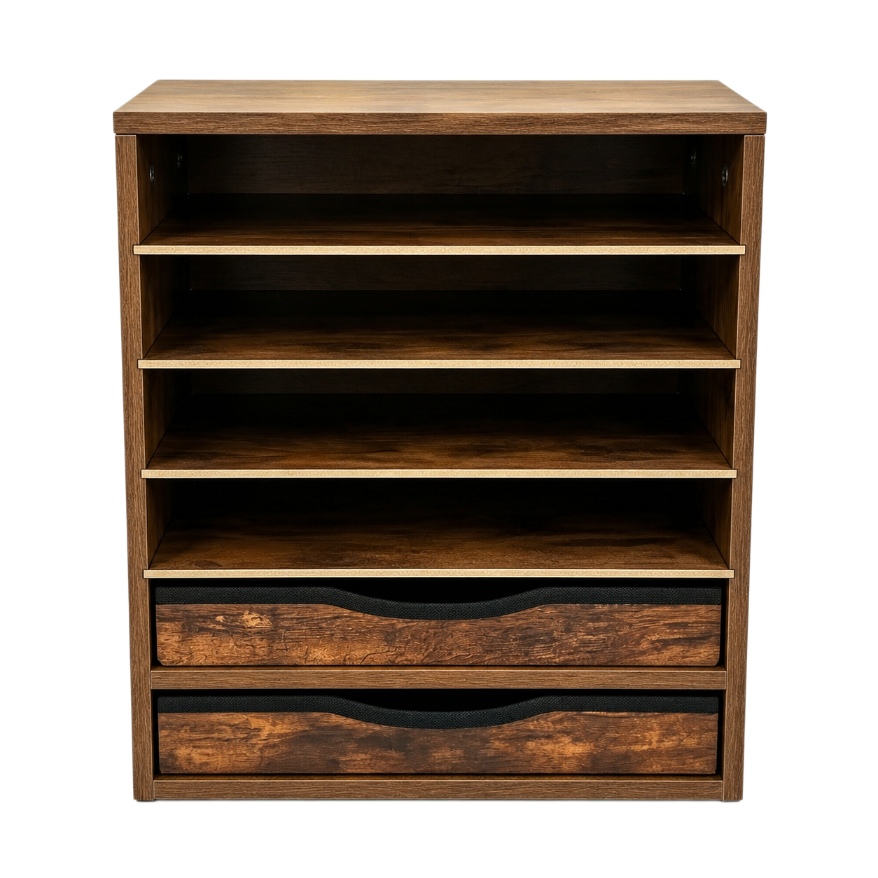 Wooden Desk Organizer Tower