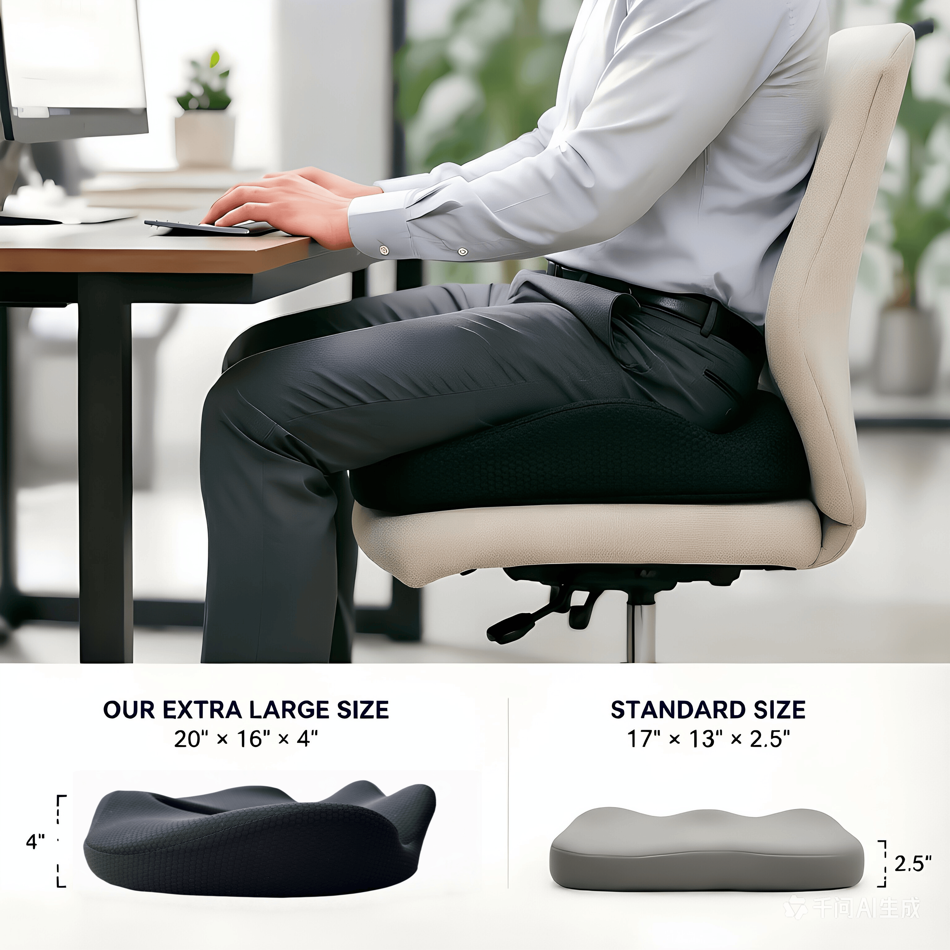 Memory Foam Seat Cushion
