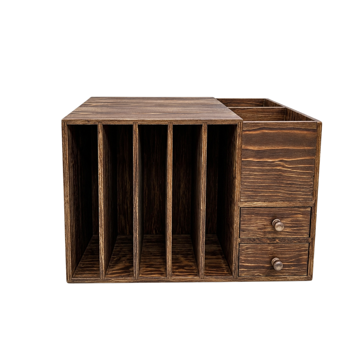 Wooden Desktop Mail Sorter, Mail Organizer